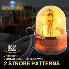 SIRENA LUCE DI EMERGENZA STRADALE 12V LAMPEGGIANTE ROTANTE AUTO E VEICOLI