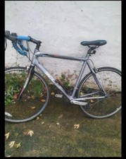 Bici da corsa bianca/argento