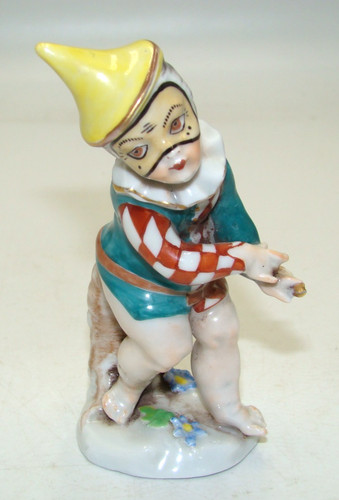 Figurina giullare arlecchino - figurina,