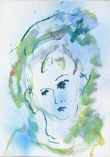 Ernesto Treccani 25x35 TECNICA MISTA SU TELA. No Nunziante, PALUMBO