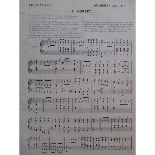 Lancieri quadrille inglese - quadrille,