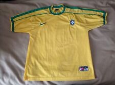 Vintage Maglia Brasile Brazil Nike Calcio Jersey Shirt (NO adriano ronaldo pato)