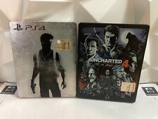 Steelbook Uncharted 1 2 3 4 PS4 Playstation Nathan Drake fine di un ladro