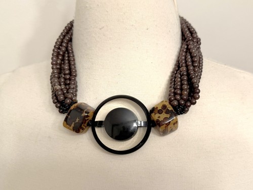 Collana multifilo perle - , in