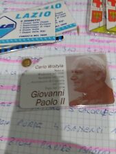 Tessera con moneta in oro bagnato PAPA GIOVANNI PAOLO II
