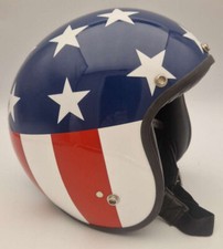 Casco Jet UK Davida " - Easy Rider - Capitan America - "