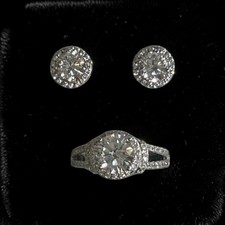 SET orecchini Diamonique