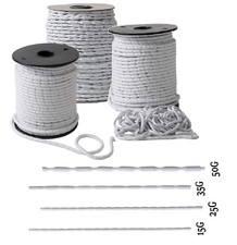 Peso piombo tenda filo treccia