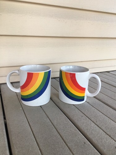 Tazze vintage arcobaleno - 2,