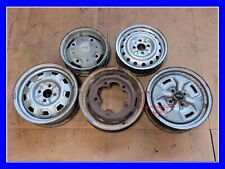 LOTTO 1  Cerchi in ferro per auto d'epoca 126 127 Ritmo Maggiolino DA RESTAURARE