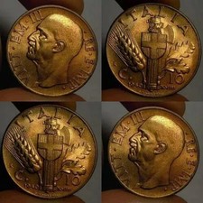 10 CENTESIMI 1940 IMPERO FIOR DI CONIO (PERIZIA) ITALY QUALITY MAX