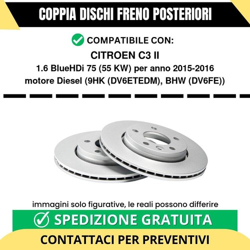 Coppia dischi freno posteriori - coppia,