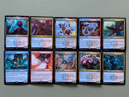 Mtg mazzo comandante blu rosso - comandante,