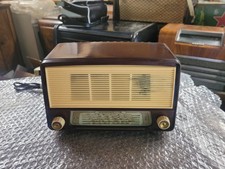 Radio d'Epoca a Valvole Magnadyne A9 Italy 1957 Rossa Bellissima Leggere Tutto 