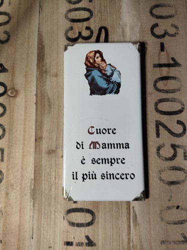 Placca decorativa ceramica - in,
