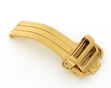 Chiusura deployant per orologio Baume et Mercier 19x46mm (aperta 90mm) placcata