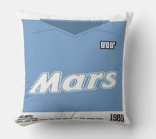CUSCINO 40x40 TRIBUTO DIEGO MARADONA D10S NAPOLI MAGLIA MARS ANNI 80