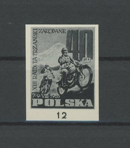 Polonia stampa nera 1958 - stampa,