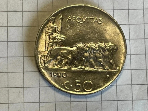 Centesimi leoni 1920 - centesimi,