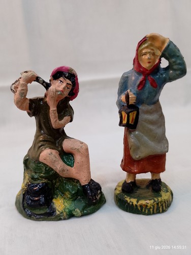 Coppia personaggi gesso - coppia,