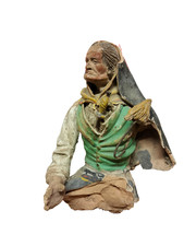 Vecchia statua terracotta