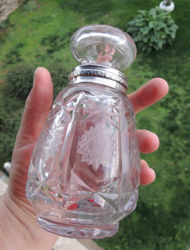 Bottiglia profumo cristallo - profumo, in