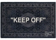 Tappeto "keep off" Off-White