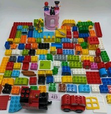 LEGO® DUPLO 120 mattoncini treno auto persone pezzi sfusi originali lotto misto giocattoli