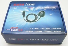 Corriere Exp. - Cavo Adattatore Convertitore IDE SATA 2.5" 3.5" USB 2.0