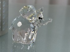 Statua Swarovski 015169 elefante grande 6,5 cm. Confezione originale e certif...