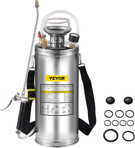 Spruzzatore inox giardino - 8l,
