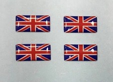4 x MINIATURE UNION JACK FLAG