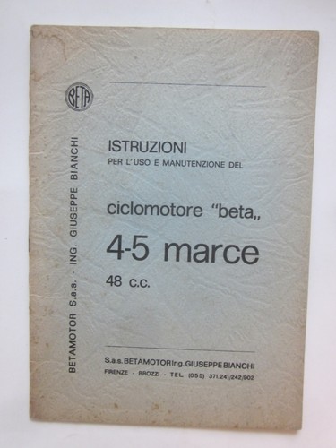 Beta marce ciclomotore - beta,