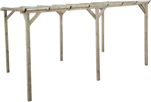Tettoia per auto legno - in,