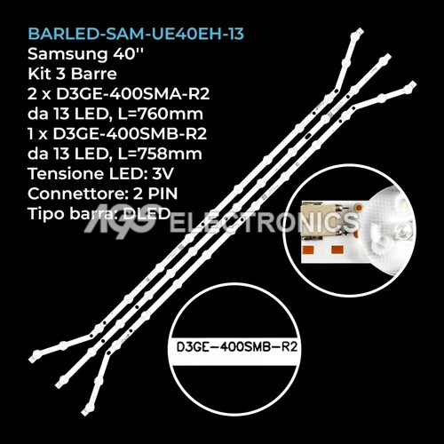 Kit barre led tv - 3, da