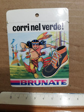 ADESIVO BRUNATE CALZATURE INDIANINO STICKER AUTOCOLLANT VINTAGE 80s ORIGINAL