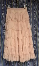 Gonna in tulle rosa pallido