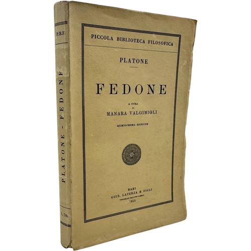 Platone fedone laterza - fedone,