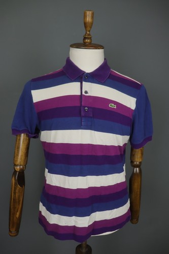 Polo lacoste multi righe 100 - lacoste,