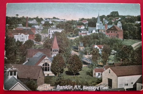 Franklin birdseye view - nh,
