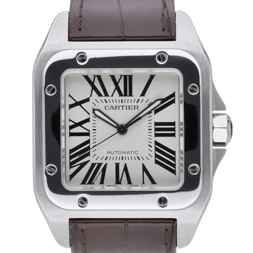 Cartier santos 100 - 2656, con