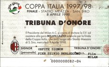 Biglietto stadio Tribuna