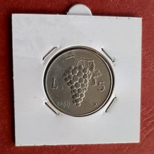 5 Lire 1950 Uva KM# 89 -