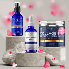 LOVE YOUR SKIN Pacchetto Idratazione e Recupero Acido Ialuronico B3 Crema Collagene