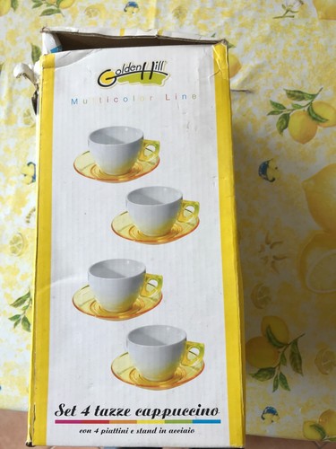 Set tazze cappuccino con - cappuccino,
