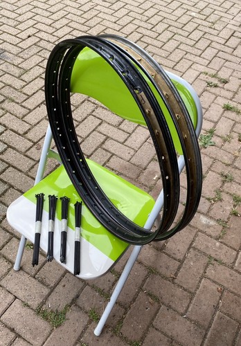 Cerchi 24x1 con - cerchi, raggi