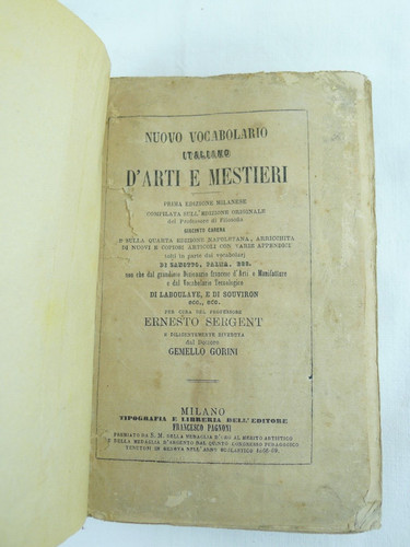 Nuovo vocabolario italiano - nuovo,
