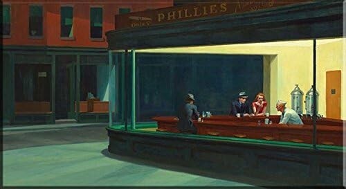 Edward hopper nighthawks - edward,
