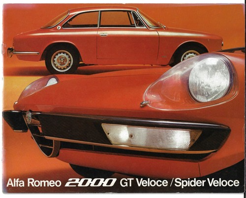 Alfa romeo 2000 veloce - romeo, gt