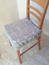 6 cuscini per sedie con fascia